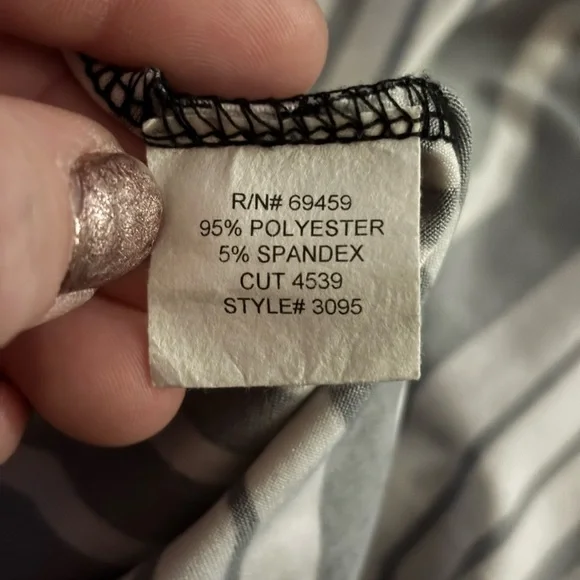 Elegant Black and White Striped Maxi Dress - Picture 6 of 8